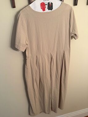 Classic Casual Linen 3/4 Dress